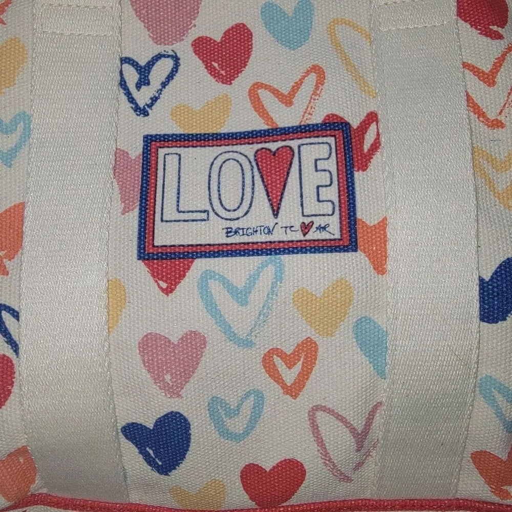 BRIGHTON Red White And You Mini Tote PURSE